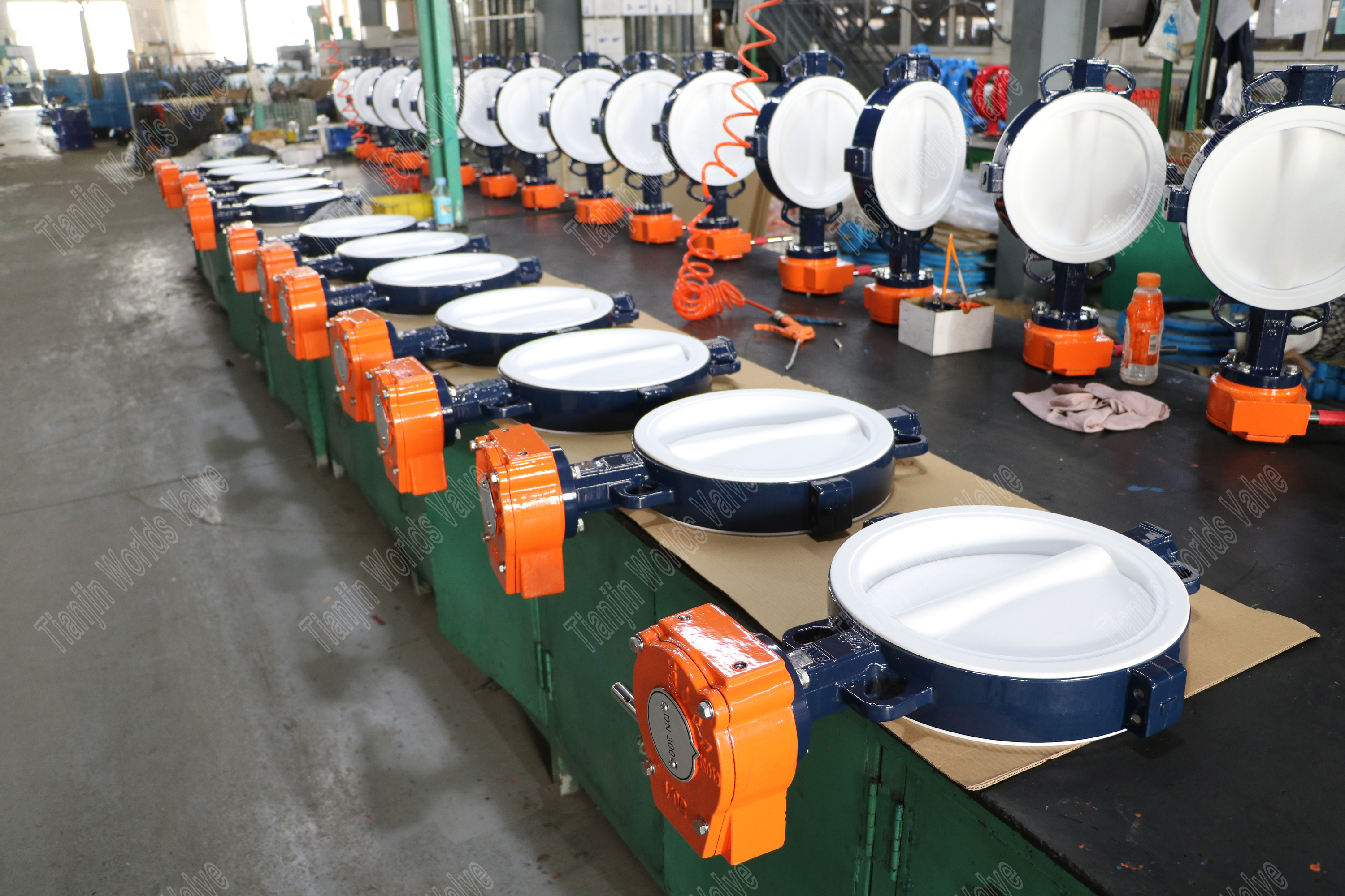 PTFE-gevoerde split-body-butterfly-klep-1 (1)