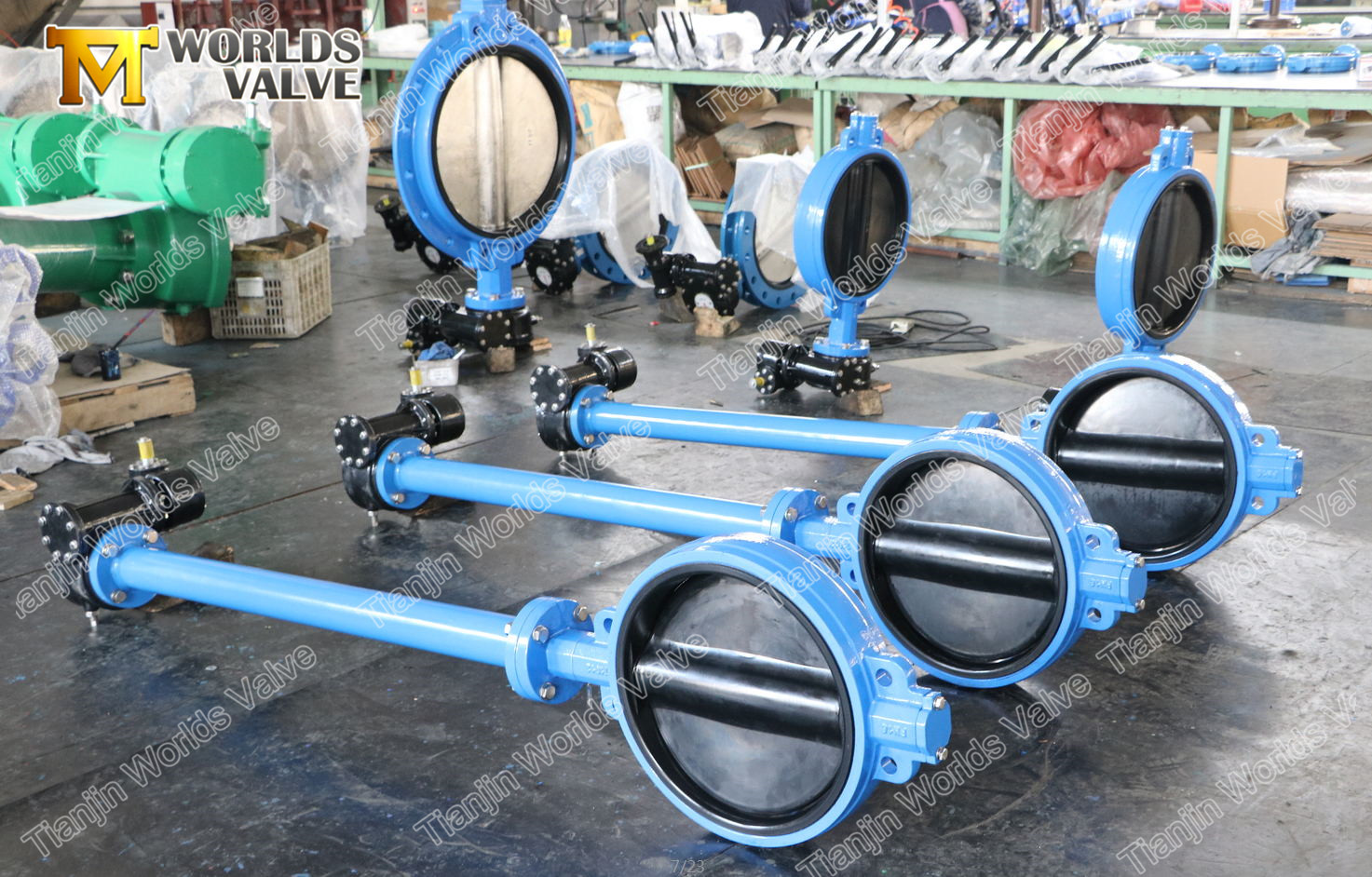 4 GJS400GJS500 Nodulaire ijzeren vlinderklep