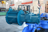 Flense Butterfly Valve Factory-Pneumatische bediende vlinderklep met ductiele ijzeren schijf