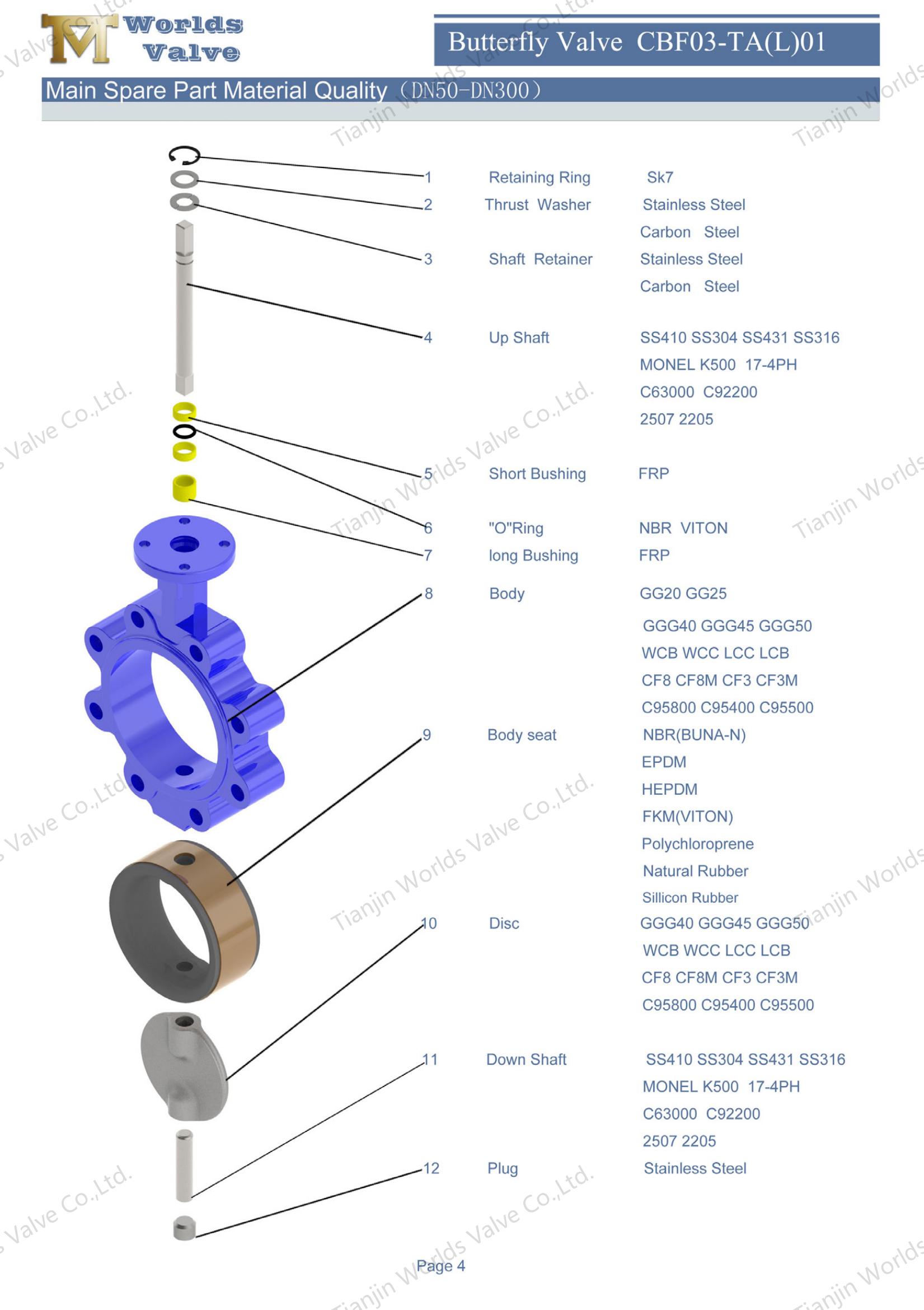 Split-as pinless lug type vlinderventiel-1 (1)