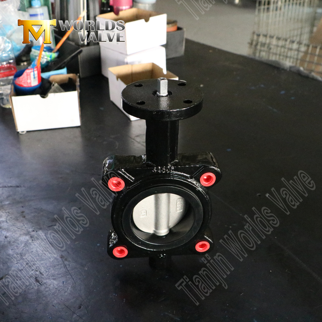 EPDM -stoelvlinderklep met CF8M -schijf | LUG Type industriële kwaliteit oplossing