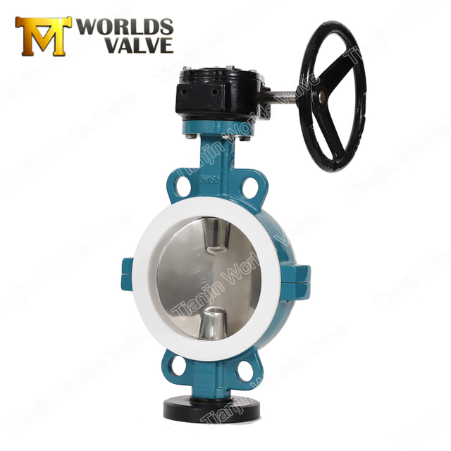 Gepolijste schijfwafel PTFE vlinderklep