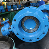 Dubbele offset vlinderklep met elektrische actuator en handwiel – laag koppel, lange levensduur