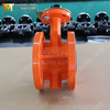 4 inch vlinderklep met dubbele flens – CF8 schijf, gevulkaniseerde zitting, ISO 5211