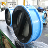 Wafer-terugslagklep met dubbele plaat - EPDM-gevoerd lichaam, CF8M-schijf, PN10, OEM-fabrikant
