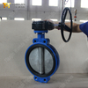 Semi-Lug vlinderklep | WCB-lichaam, CF8-schijf, Viton-stoel | Wormwiel DN150 10K