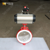 Wafer-vlinderklep met gedeeld lichaam - PTFE-zitting, OEM-fabrikant