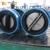 Wafer-terugslagklep met dubbele plaat - EPDM-gevoerd lichaam, CF8M-schijf, PN10, OEM-fabrikant