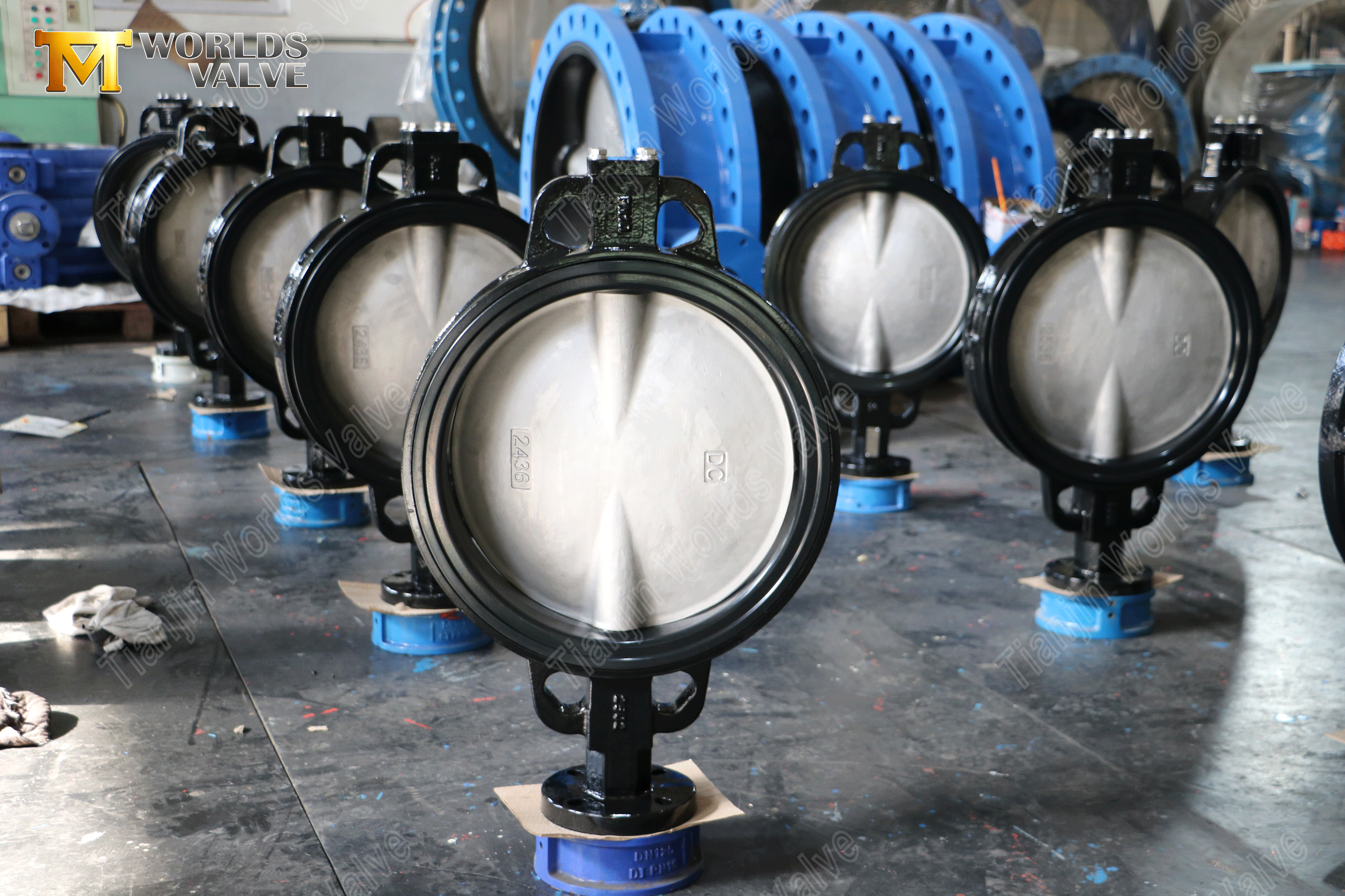 Tandwielbediende wafer-vlinderklep – vervangbare EPDM-zitting, PN10-1 (3).png