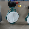 PTFE Wafer-vlinderklep – PTFE ingekapselde schijf, klasse 150, OEM-fabrikant