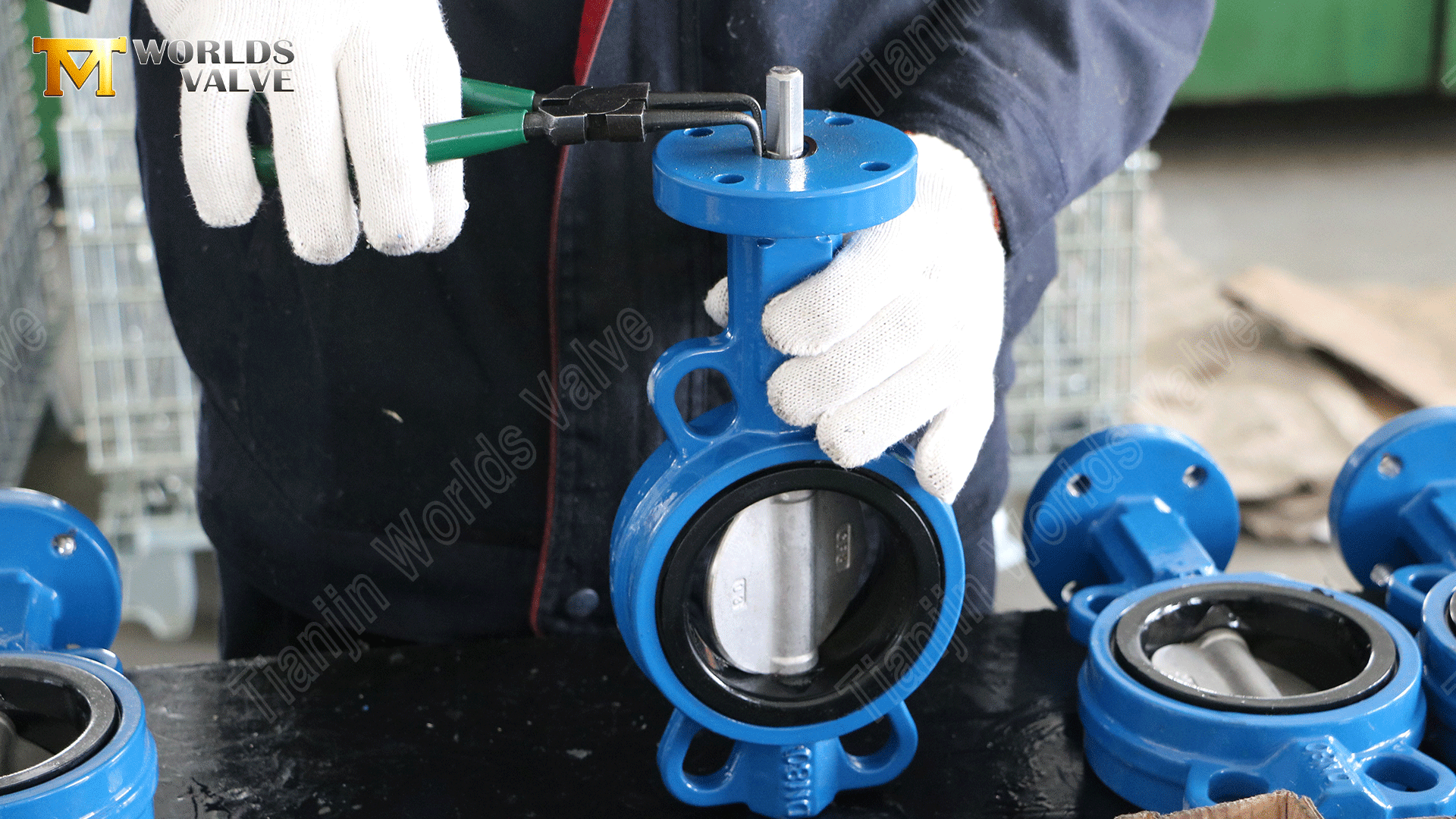 Wafer-vlinderklep met CF8-schijf en NBR-zitting | Flexibele materiaalaanpassing