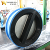 Wafer-terugslagklep met dubbele plaat - EPDM-gevoerd lichaam, CF8M-schijf, PN10, OEM-fabrikant