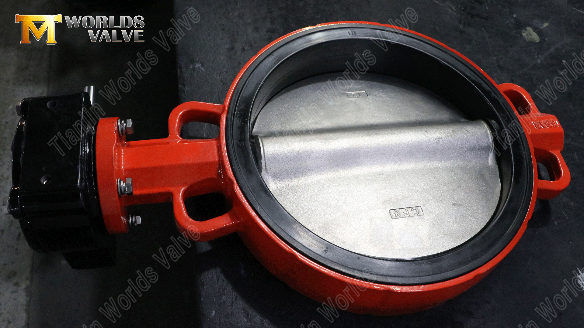 Wafer vlinderklep | DI-lichaam | CF8-schijf | Vervangbare EPDM-zitting | OEM-aanpassing